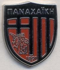 футбол.клуб Панахаики (Грец)2 ЭМАЛЬ /Panachaiki Patras,Greece football pin badge
