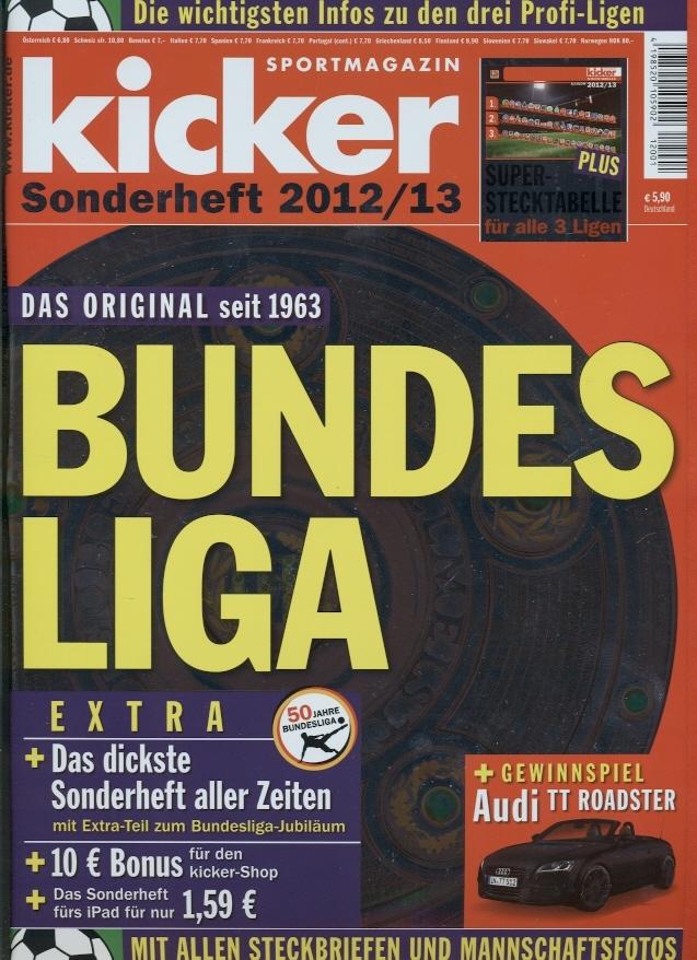 Футбол,Чемпионат Германии 2012-13,спецвыпуск Кикер /Kicker Sonderheft Bundesliga