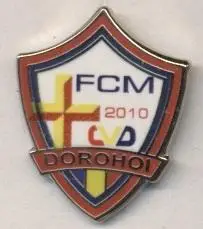 футбольный клуб Дорохой (Румыния) ЭМАЛЬ / FCM Dorohoi,Romania football pin badge