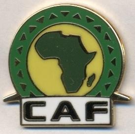 КАФ=Африка, конфедерация футбола,№3 ЭМАЛЬ /CAF Africa football confederation pin