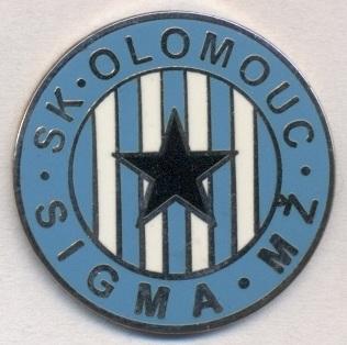 футбол.клуб Сигма Оломоуц (Чехия)2 ЭМАЛЬ / SK Sigma Olomouc, Czech football pin