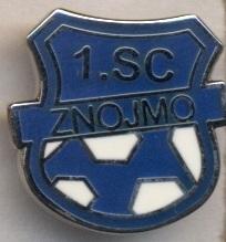 футбольный клуб Зноймо (Чехия)1 ЭМАЛЬ / 1.SC Znojmo, Czech football enamel badge