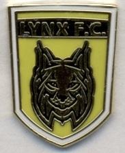 футбольный клуб Линкс (Гибралтар)1 ЭМАЛЬ / Lynx FC, Gibraltar football pin badge