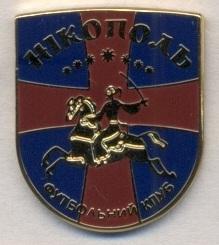 футбол.клуб ФК Никополь (Украина) ЭМАЛЬ / FC Nikopol, Ukraine football pin badge