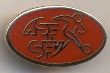 Швейцария, федерация футбола,№5 ЭМАЛЬ /Switzerland football federation pin badge