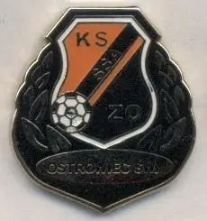 футбол.клуб Островец (Польша), ЭМАЛЬ / KSZO Ostrowiec, Poland football pin badge