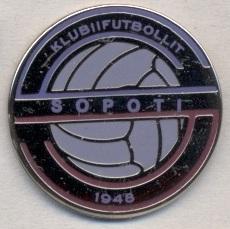 футбол.клуб Сопоти (Албания) ЭМАЛЬ / Sopoti Librazhd, Albania football pin badge