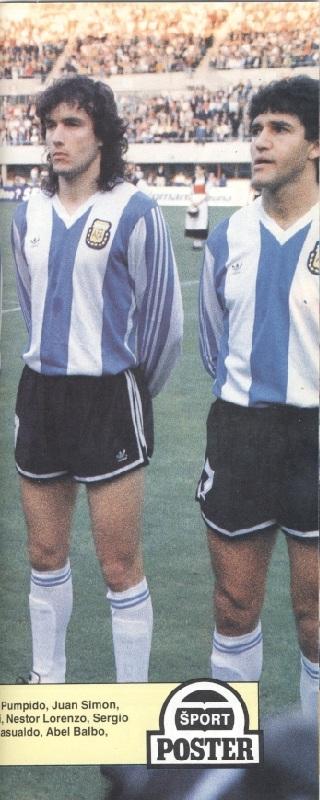 постер футбол сб.Аргентина 1990 /Argentina national football team 'Sport Poster'