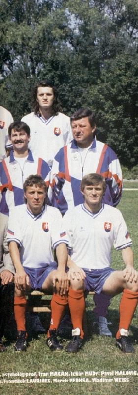 постер футбол сб.Словакия+Бавария+Боруссия Д.1994 /Slovak.+Bayern+Borus.D poster