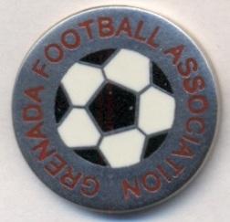 Гренада,федерация футбола,№5 ЭМАЛЬ /Grenada football federation enamel pin badge