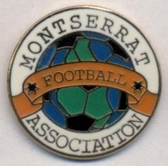Монтсеррат,федерация футбола,№3 ЭМАЛЬ / Montserrat football federation pin badge
