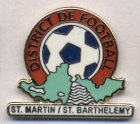 Сен-Мартен, федерация футбола,№3 ЭМАЛЬ / St.Martin football federation pin badge
