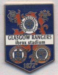 футбол.клуб Глазго Рейндж.(Шотл.)4 ЭМАЛЬ / Glasgow Rangers,Scotland football pin