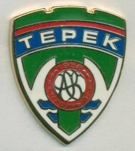 футбол.клуб Терек Грозный (россия)2 ЭМАЛЬ / Terek Groznyi, Russia football pin