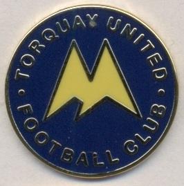 футбол.клуб Торки Ю.(Англия)2 ЭМАЛЬ/Torquay United FC,England football pin badge