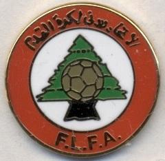 Ливан, федерация футбола,№1 ЭМАЛЬ / Lebanon football federation enamel pin badge