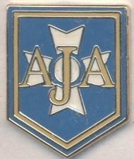 футбольный клуб Осер (Франция)2, ЭМАЛЬ / AJ Auxerre, France football pin badge