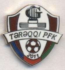 футбол.клуб Таракки Гянджа (Азербайд.) ЭМАЛЬ /Taraqqi FC,Azerbaijan football pin
