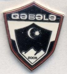 футбол.клуб Габала (Азербайджан)3 ЭМАЛЬ /Qabala FC,Azerbaijan football pin badge