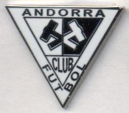 футбольный клуб Андорра КФ (Испания) ЭМАЛЬ / Andorra CF,Spain football pin badge