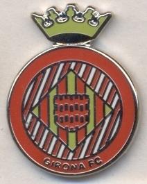 футбол.клуб Жирона (Испания)2 ЭМАЛЬ / Girona FC, Spain football enamel pin badge