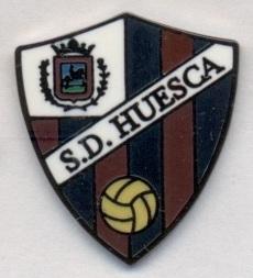 футбол.клуб Уэска (Испания)1 ЭМАЛЬ / SD Huesca, Spain football enamel pin badge
