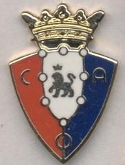 футбол.клуб Осасуна (Испания)2 ЭМАЛЬ /CA Osasuna,Spain football enamel pin badge
