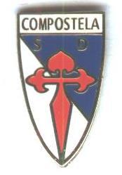 футбол.клуб Компостела (Испания)1 ЭМАЛЬ / SD Compostela,Spain football pin badge