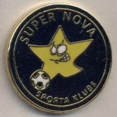 футбол.клуб Супер Нова (Латвия) ЭМАЛЬ /Super Nova Riga,Latvia football pin badge