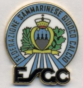 Сан-Марино, федерация футбола,№4 ЭМАЛЬ /San Marino football federation pin badge