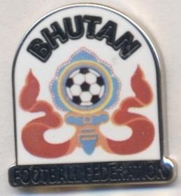 Бутан, федерация футбола, №3 ЭМАЛЬ / Bhutan football federation enamel pin badge