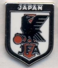 Япония, федерация футбола,№5, ЭМАЛЬ / Japan football federation enamel pin badge