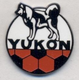 Юкон,федерац.футбола (не-ФИФА) ЭМАЛЬ /Yukon soccer football federation pin badge