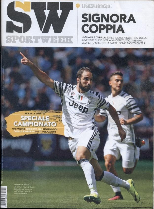 Италия, чемпионат 2016-17,спецвыпуск Gazzetta dello Sport speciale Serie A Italy