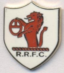футбол.клуб Рэйт Роверс (Шотландия)1 ЭМАЛЬ/Raith Rovers FC,Scotland football pin