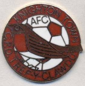 футбол.клуб Найтон Таун (Уэльс)ЭМАЛЬ /Knighton Town AFC,Wales football pin badge