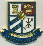 футбольный клуб Уэст-Энд (Уэльс) ЭМАЛЬ / West End Swansea AFC,Wales football pin