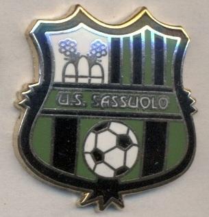 футбол.клуб Сассуоло (Италия)ЭМАЛЬ выпуклый/US Sassuolo,Italy football pin badge