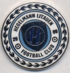 футбол.клуб Хегельман (Литва)1 ЭМАЛЬ/Hegelmann LFC Kaunas,Lithuania football pin