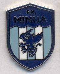 футбол.клуб Миния Кретинга (Литва)2 ЭМАЛЬ/Minija Kretinga,Lithuania football pin