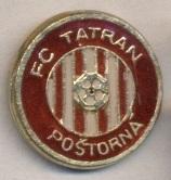 футбольный клуб Татран (Чехия) тяжмет / FC Tatran Postorna, Czech football badge