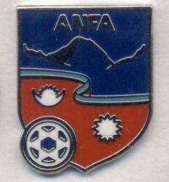 Непал, федерация футбола, №3, ЭМАЛЬ / Nepal football federation enamel pin badge