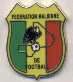 Мали, федерация футбола, №3, ЭМАЛЬ / Mali football federation enamel pin badge