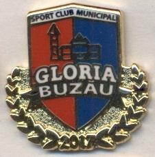 футбол.клуб Глория Бузэу (Румын)3 ЭМАЛЬ /Gloria Buzau,Romania football pin badge