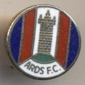 футбол.клуб Ардс (Северная Ирландия)1 ЭМАЛЬ / Ards FC, N.Ireland football badge