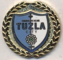 футбол.клуб Тузла Сити (Босния) ЭМАЛЬ / FK Tuzla City, Bosnia football pin badge