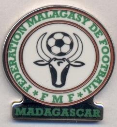 Мадагаскар, федерация футбола,№3 ЭМАЛЬ /Madagascar football federation pin badge