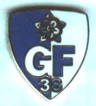 футбол.клуб Гренобль (Франция) ЭМАЛЬ /Grenoble Foot 38,France football pin badge