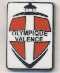 футбол.клуб О.Валанс (Франция)ЭМАЛЬ /Olympique Valence,France football pin badge