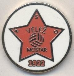 футбол.клуб Вележ Мостар (Босния)3 ЭМАЛЬ /Velez Mostar,Bosnia football pin badge
